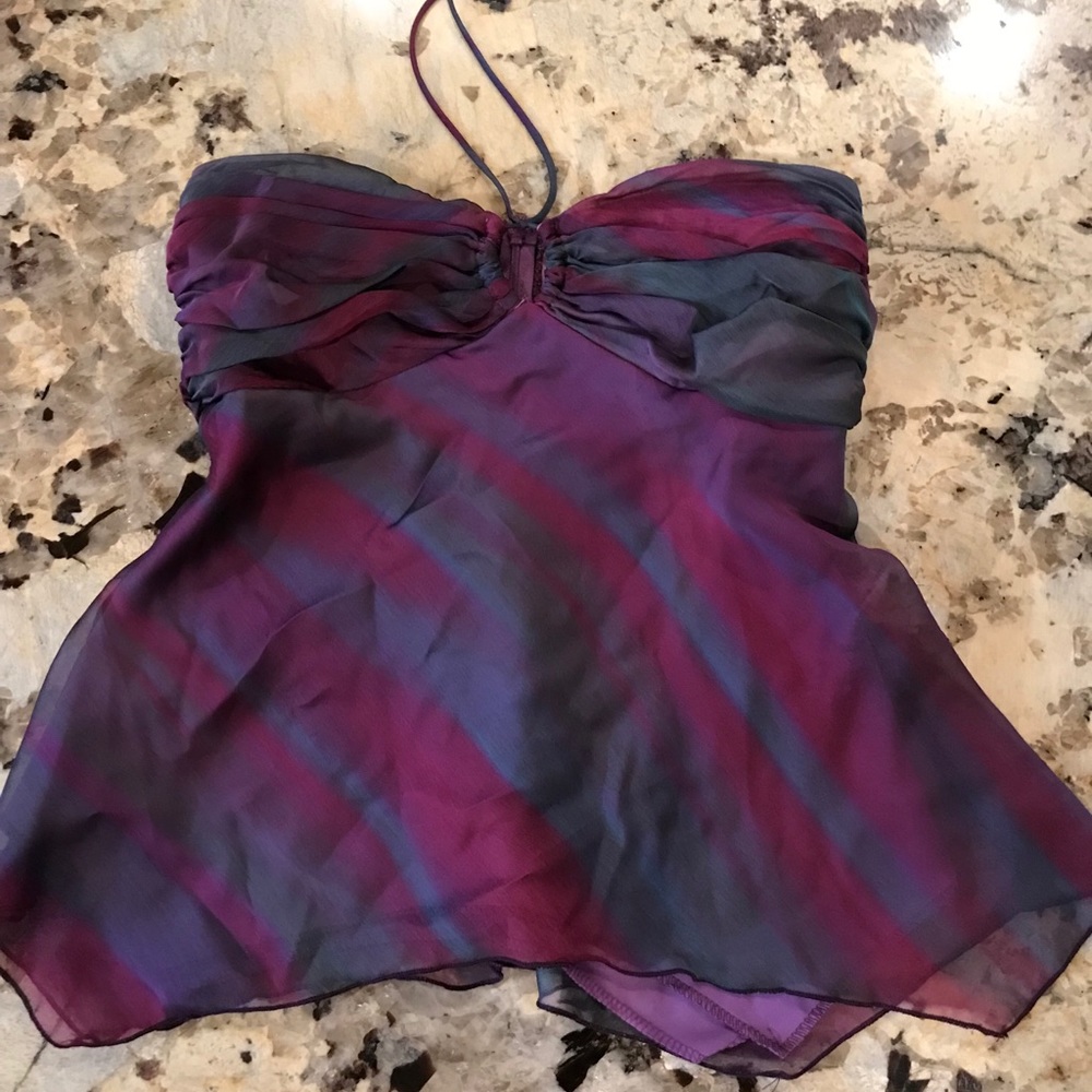 Chiffon blouse (sleeveless)